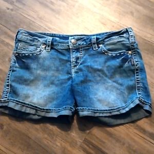Silver shorts size 32